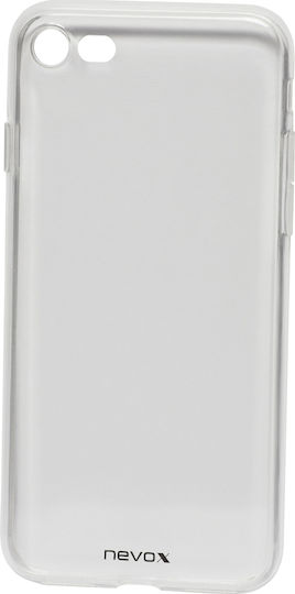 Nevox StyleShell Flex 360 Full Cover Σιλικόνης 0.7mm Διάφανο (iPhone SE 2022/2020)