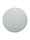 Newplan Puffy Rug Round Shaggy Furry T-FC1 Ivory