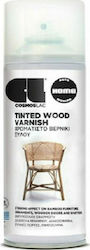 Cosmos Lac Spray Polish Tinted Wood Varnish Walnut 400ml