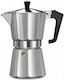Sidirela Μπρίκι Espresso 3cups Inox Ασημί