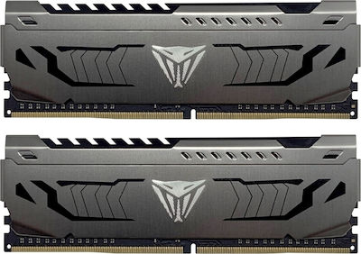 Patriot Viper Steel 16GB DDR4 RAM with 2 Modules (2x8GB) and 3600 Speed for Desktop