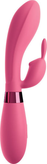 Pipedream Omg! Rabbits Selfie Silicone Vibrator Вибратор Заек 21см Розов