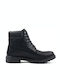 River Leather Black Boots
