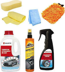Σετ Πλυσίματος & Καθαρισμού Αυτοκίνητου 7τμχ Waschset Reinigung für Autos