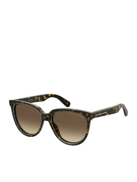 Marc Jacobs Women's Sunglasses with Brown Plastic Frame and Brown Lens MARC 501/S DXH/HA