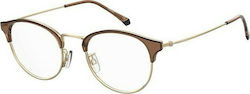 Polaroid Eyeglass Frame Brown PLD D404/G 09Q