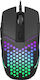 Natec Fury Battler RGB Gaming Gaming Maus 6400 DPI Schwarz