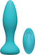 Doc Johnson A Play Vibe Experienced Vibe Anal Vibrator with Wireless Functionality Turquoise 14.6cm