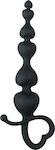 Easytoys Anal Beads Heart Handle Perle anale Black