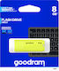 GoodRAM UME2 8GB USB 2.0 Stick Yellow