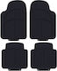 Auto Gs Set of Front and Rear Mats Universal 4pcs from Rubber Black