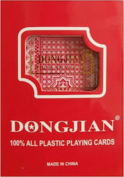 Dongjian Plastic Card Deck Red