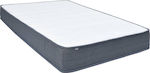 vidaXL Boxspring Διπλό Στρώμα 140x200x20cm με Ανεξάρτητα Ελατήρια