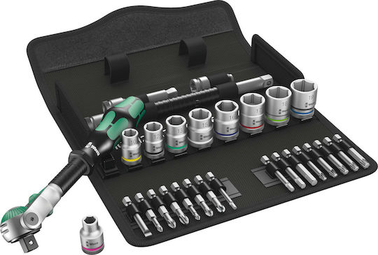 Wera 8100 SB 6 Zyklop Set Ratchet 3\8" 29pcs 05004046001