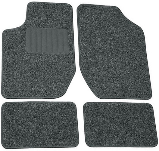 Auto Gs Set of Front and Rear Mats 4pcs for Volkswagen Jetta 2006+ Gray