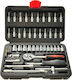 JF-1046 Set Ratchet 1\4" 46pcs TS1471