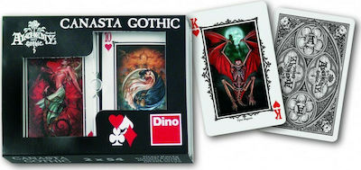 Dino Gothic Set Plasticized Collectable Card Deck 2pcs