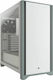 Corsair 4000D Gaming Midi Tower Computer Case with Window Panel White