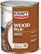 Kraft Wood Style Polyurethane Surface Varnish Colourless Gloss 750ml