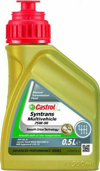 Castrol Βαλβολίνη Syntrans Multivehicle 75W-90 0.5lt | Skroutz.gr