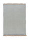 Tapicap Diagonio Handgefertigt Teppich Außenbereich Rechteckig Synthetisch,Polyester/Cotton/Leather mit Fransen Ciel-Beige