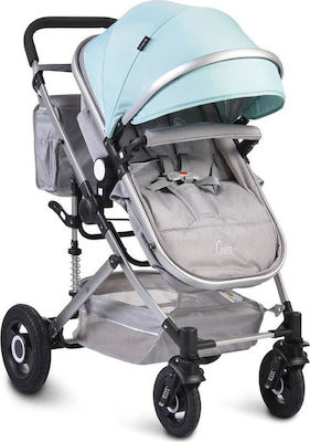 Moni Ciara Adjustable 2 in 1 Baby Stroller Suitable for Newborn Turquoise 12kg