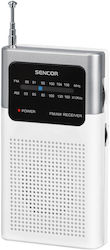 Sencor SRD 1100 Джобен Батериен Радиоприемник Бял