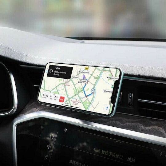 Hoco CA65 Sagittarius Series Suport Auto pentru Telefon Mobil cu Magnet Negru