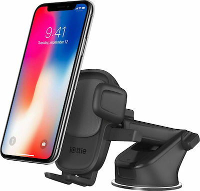 iOttie Mobile Phone Holder Car Easy One Touch 5 with Adjustable Hooks Black