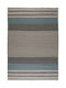 Tapicap Cannia Χειροποίητο Χαλί Ορθογώνιο Μάλλινο Grey-Turquoise 70x140cm