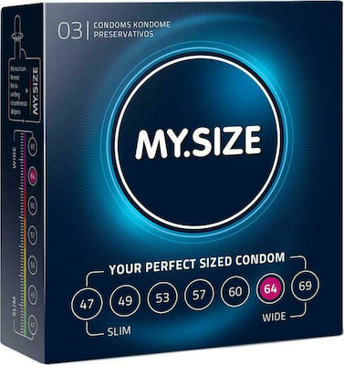 My Size 64mm Big Size Condoms 3pcs