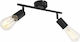 Globo Lighting Martha Modern Metall Deckenleuchte mit Fassung E27 Schwarz