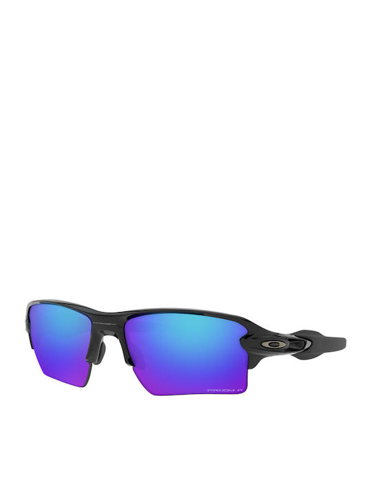 Oakley Flak 2.0 XL Мъжки Слънчеви Очила с Черна Пластмасова Рамка и Лилави Поляризирани Огледални Стъкла OO9188-F7
