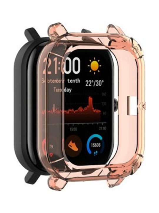Силиконов Калъф в Розов цвят за Amazfit GTS