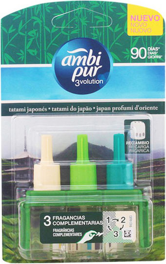 Ambi Pur Refill for Plug-in Devices 3volution with Fragrance Tatami 3pcs 20ml