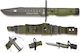 K25 Bayonet Knife Survival Khaki in Sheath