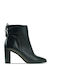 Mourtzi Leather Women's Ankle Boots Black