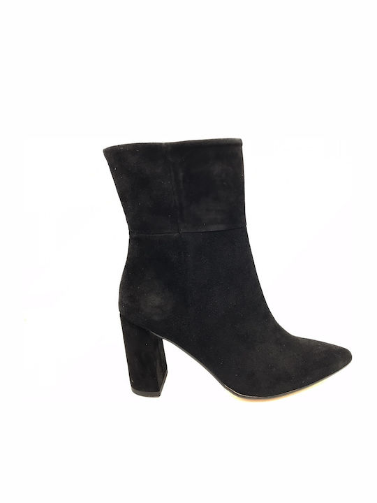 4164 Suede Women's Ankle Boots Black