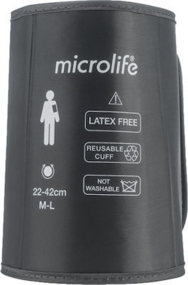 Microlife Blood Pressure Cuff Adults Medium / Large 22-42cm Dark Grey