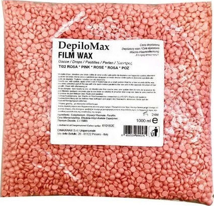 Dimax Wax Filmwax Hair Removal Wax in Granules for Sensitive Skin Titanium Rosa 1000ml
