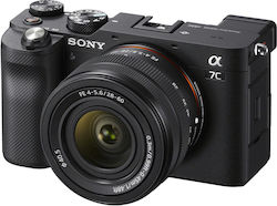 Sony Mirrorless Φωτογραφική Μηχανή α7C Full Frame Kit (FE 28-60mm F4-5.6) Black