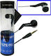 Volte-Tel Ακουστικά Ψείρες In Ear VT237 Μαύρα