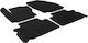 Gledring Set of Front and Rear Mats 4pcs Tray Type for Ford Galaxy Black