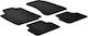 Gledring Set of Front and Rear Mats 4pcs for Alfa Romeo Alfa 159 2005-2011 Black