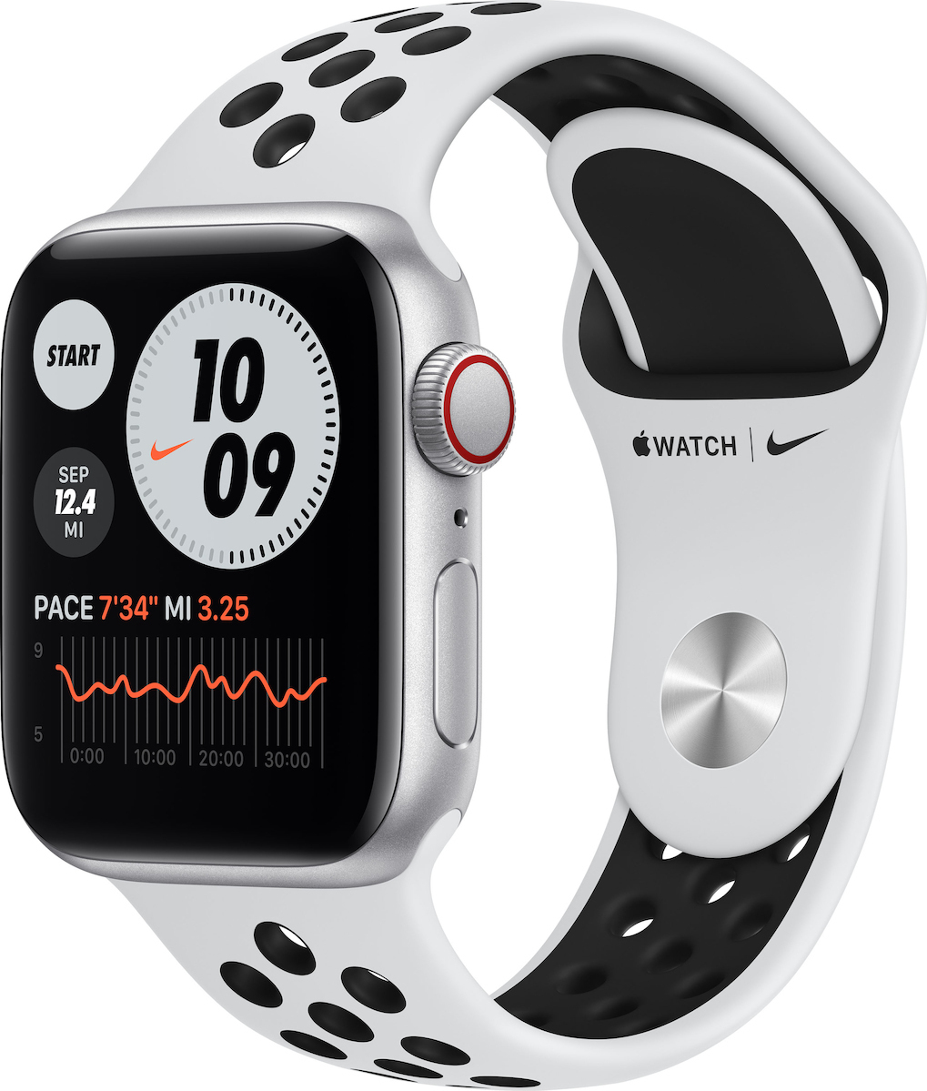 Apple Watch - AppleWatch SE 40mm GPS+CellularモデルBlack の+solo