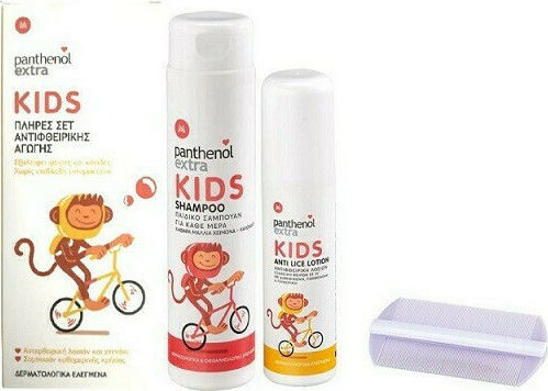 Panthenol Extra Αντιφθειρικό Σετ με Χτενάκι, Σαμπουάν & Λοσιόν για Πρόληψη Ενάντια στις Ψείρες