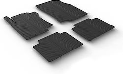 Gledring Set Față și Spate 4 Bucăți Pentru Nissan X-Trail 2014 Negru Gledring Set Față și Spate 4 Bucăți Pentru Nissan X-Trail 2014 Negru