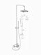 Teorema Velvet Shower Column without Mixer Silver