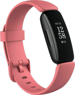 Fitbit Inspire 2 Activity Tracker Wasserdicht mit Pulsmesser Desert Rose Wüstenrose