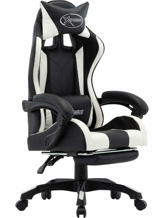 vidaXL Racing Καρέκλα Gaming Δερματίνης με Υποπ...